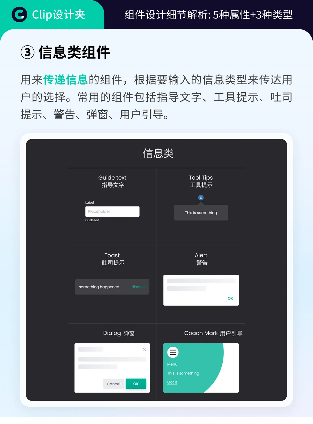 组件设计的5个核心属性