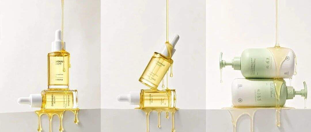【美妆液体拉丝效果】附提示词分享~