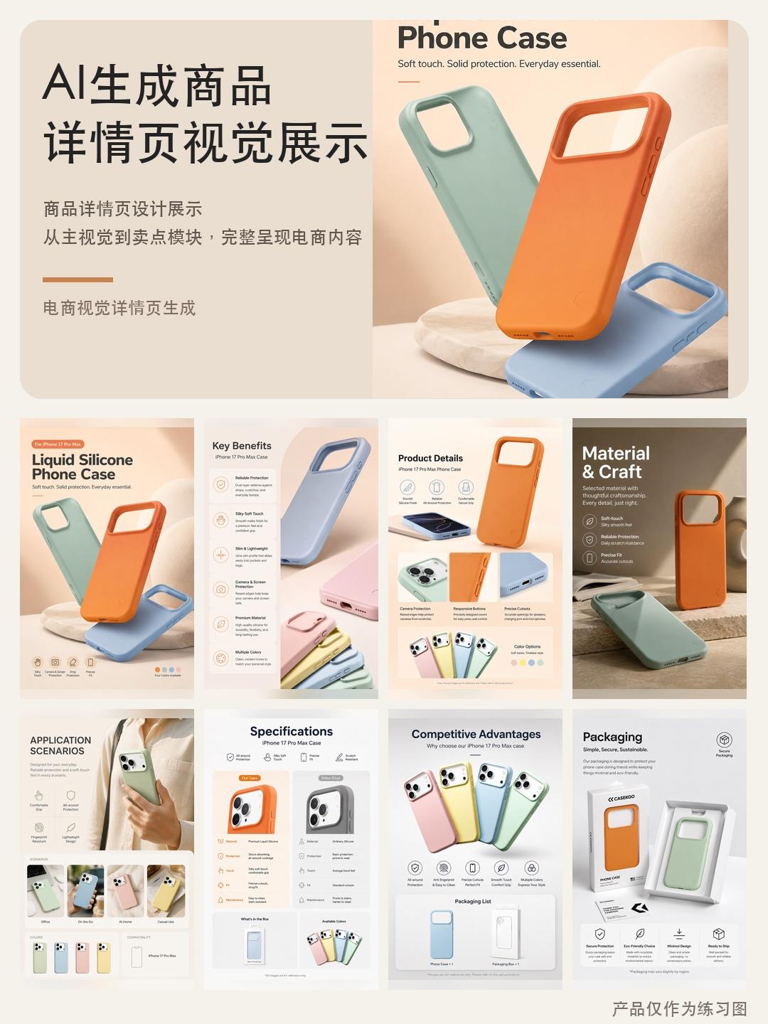 用 AI 一键做了一套商品详情页！太牛了