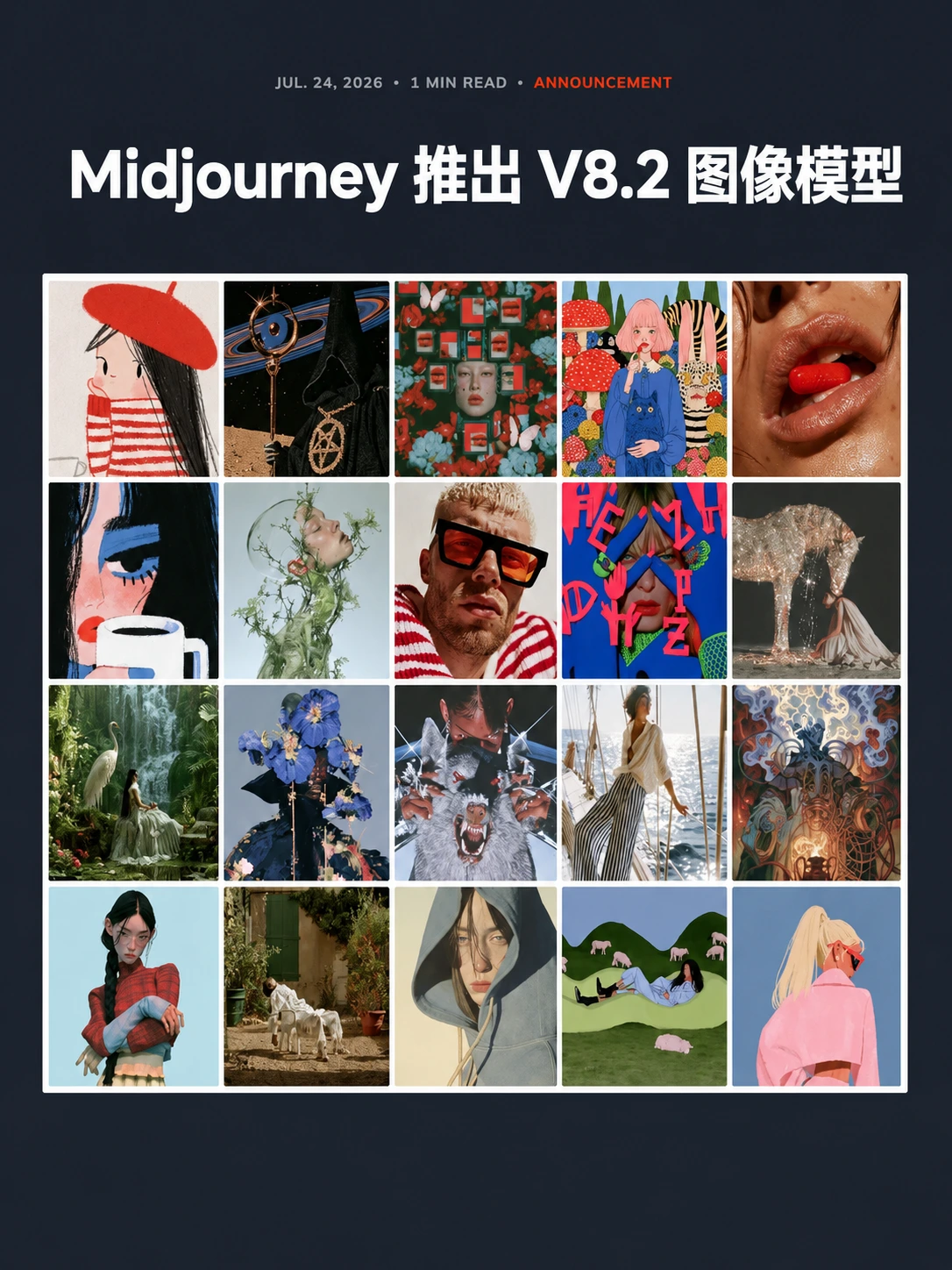 Midjourney V8.2正式上线：审美更锋利、低质量结果减少，个性化更懂你的口味