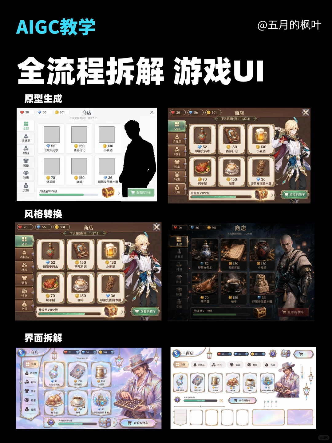 游戏UI全流程拆解