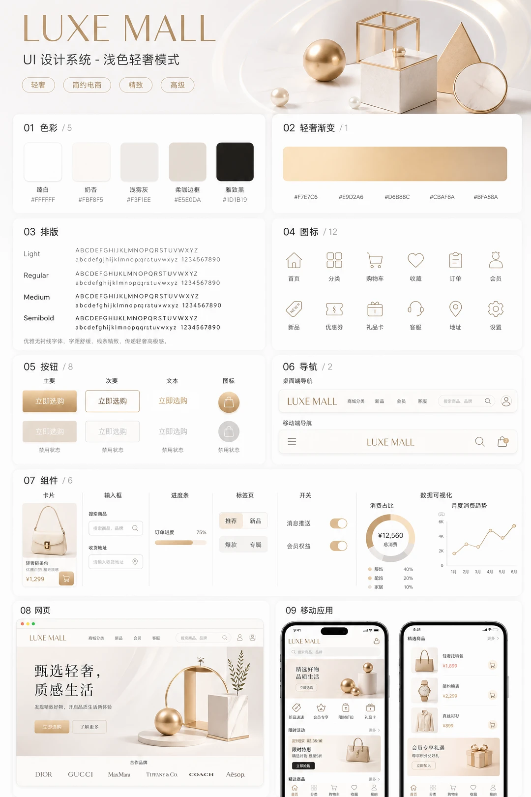 image2 用Json提示词直出UI设计系统