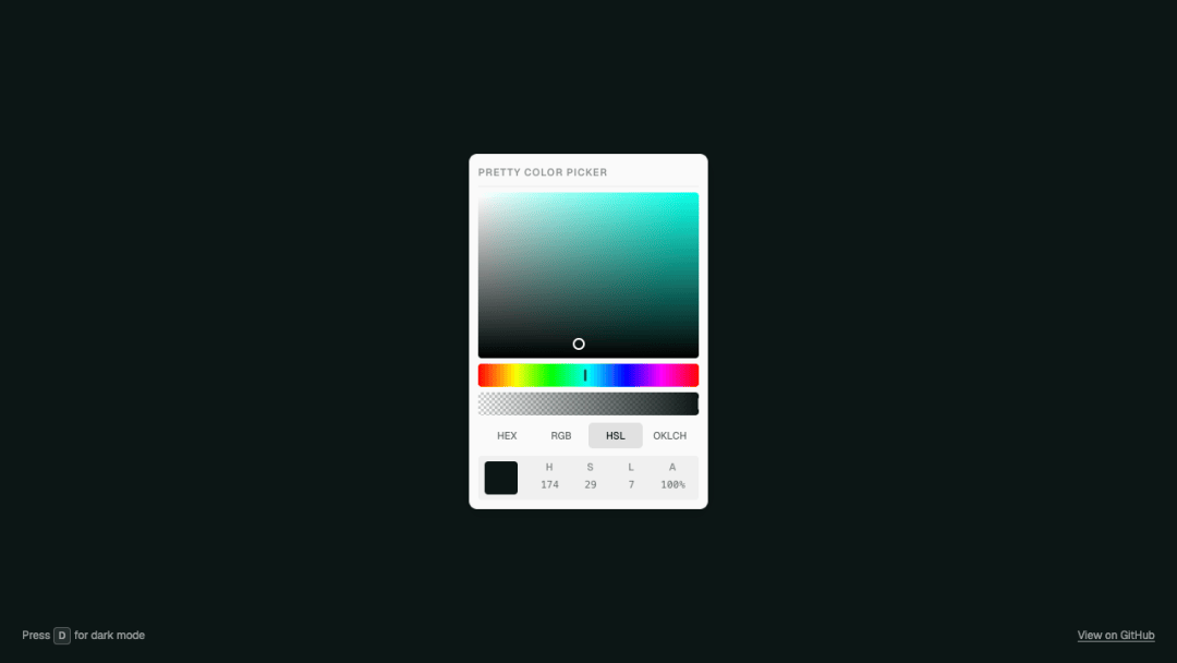 Pretty Color Picker:极简在线配色工具