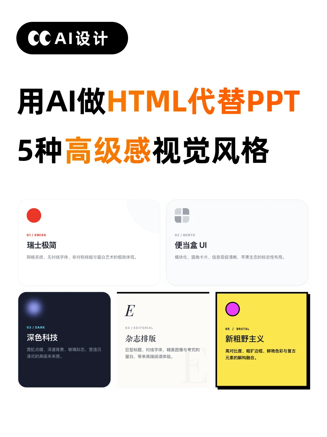 放弃PPT，普通人如何做出好看的可交互HTML