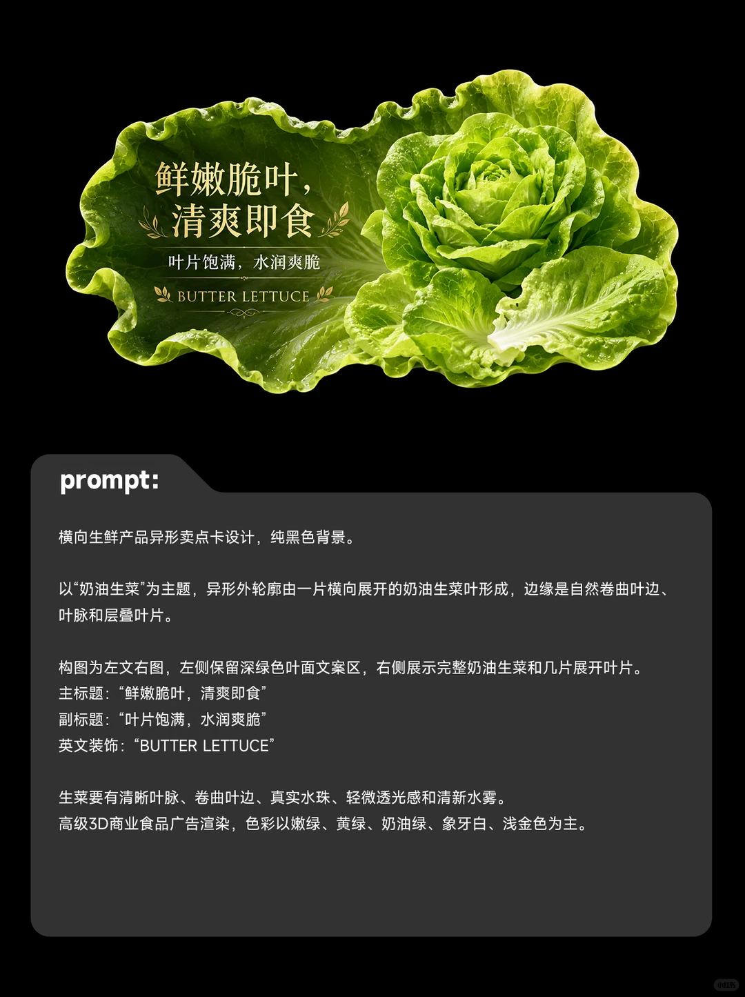 🔥不用30秒Ai直出视商品异形卡！附提示词