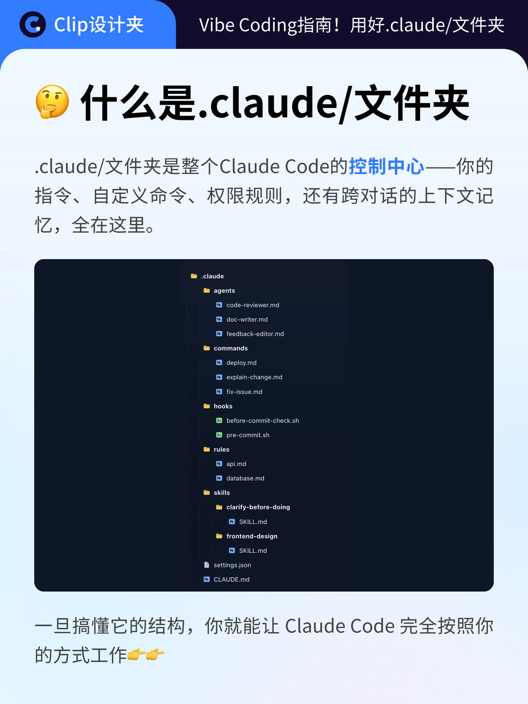 Claude文件夹结构解析📝