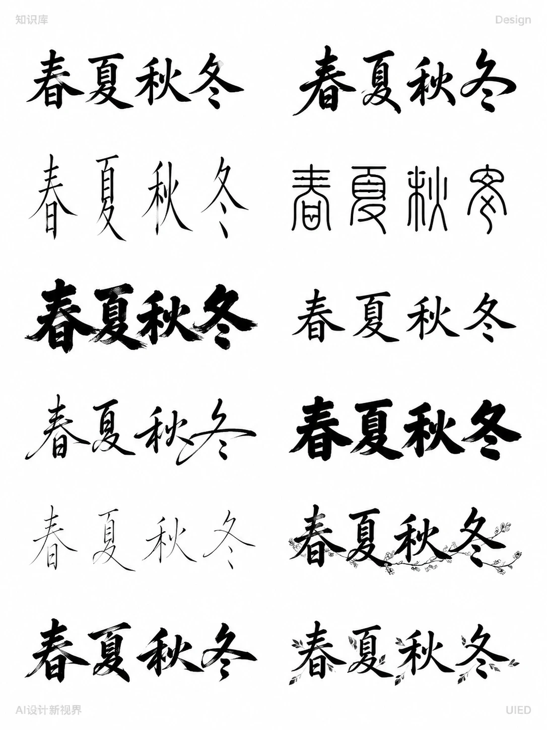 超级好用！书法字体设计skill！