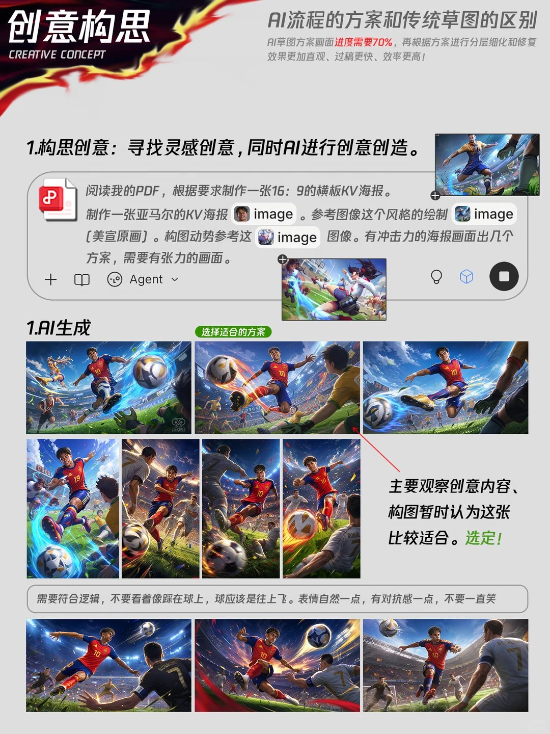 AI新手村 | 懒人设计创意方案【世界杯篇】