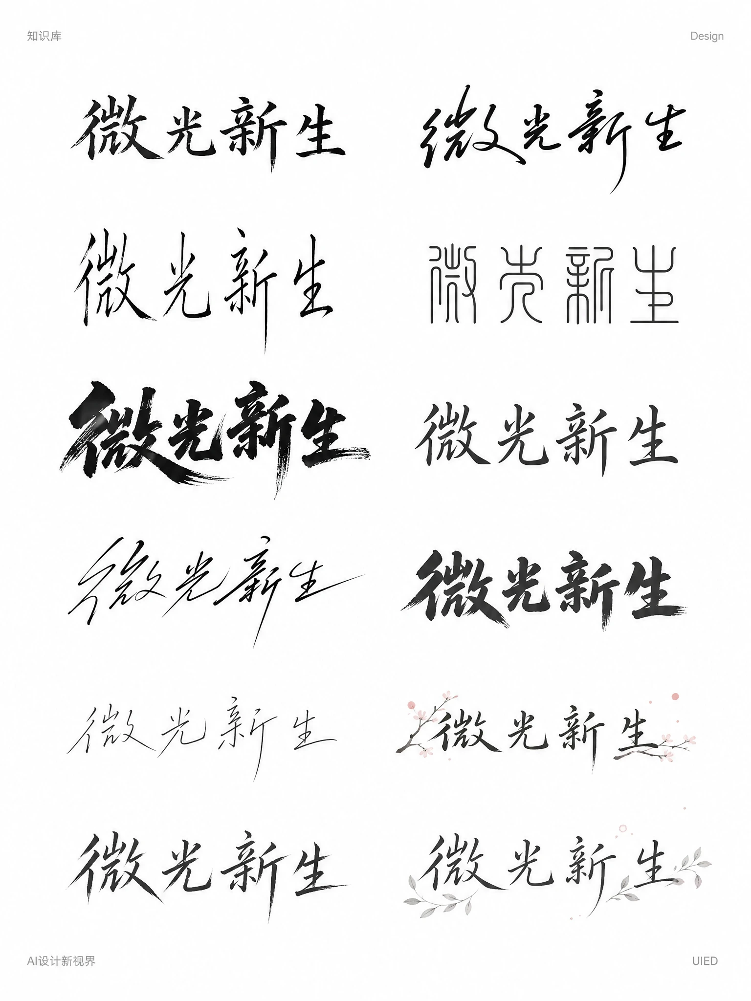 超级好用！书法字体设计skill！