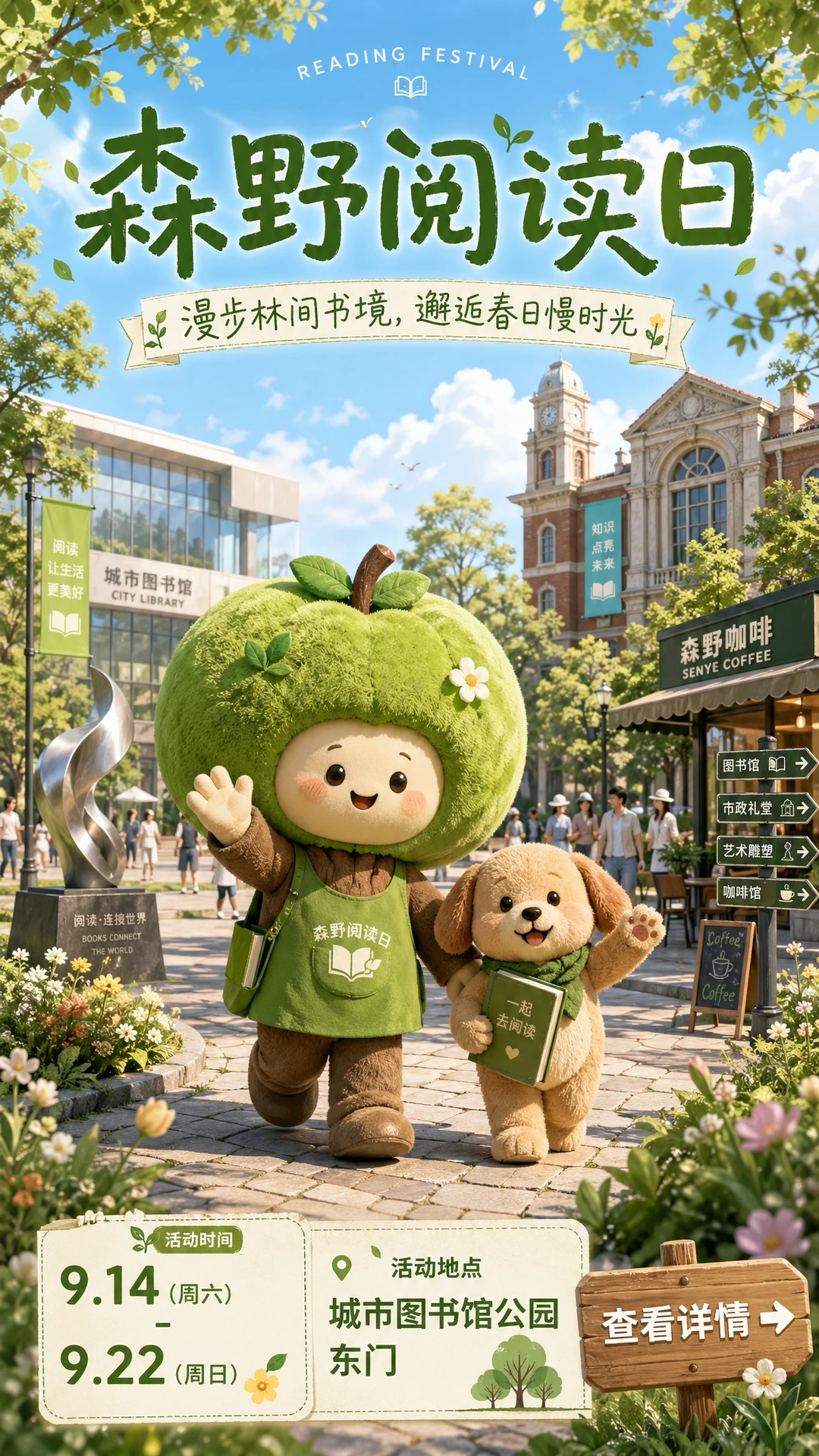 GPTimage2直出毛绒IP活动海报 附提示词
