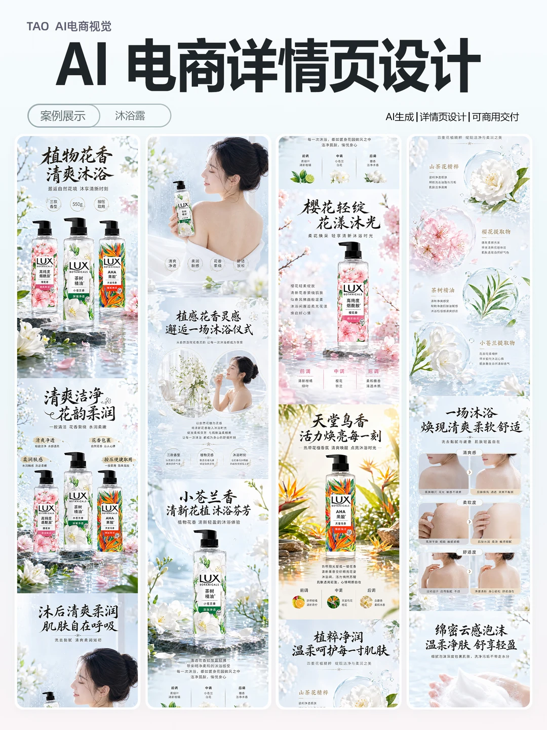 AI 做沐浴露详情页，重点不是好看，是能卖