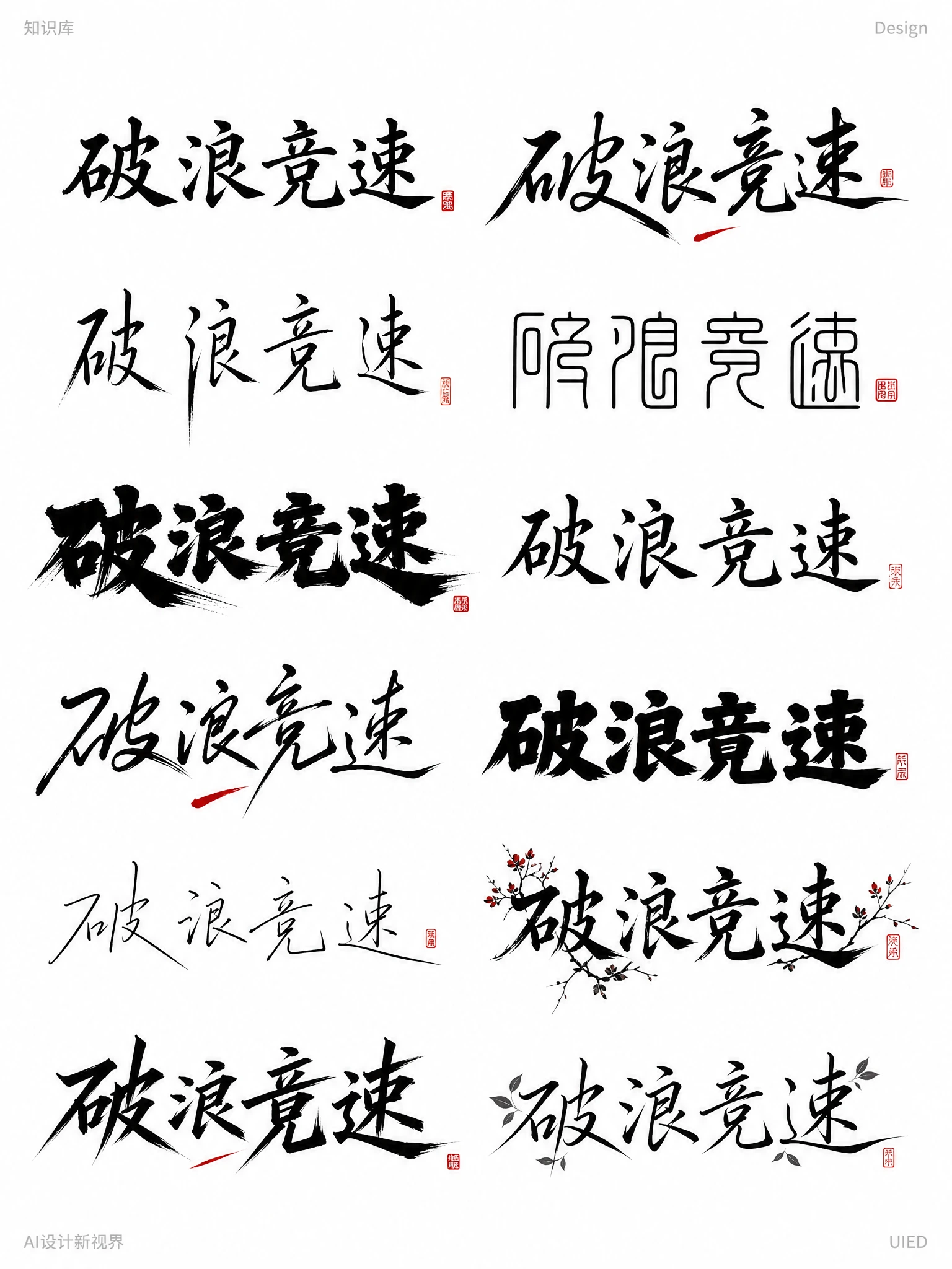超级好用！书法字体设计skill！