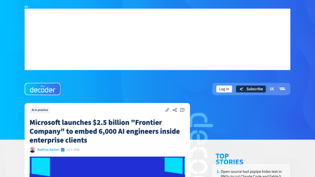 Microsoft 斥资 25 亿美元成立 Frontier Company,派 6000 名 AI 工程师驻场企业客户