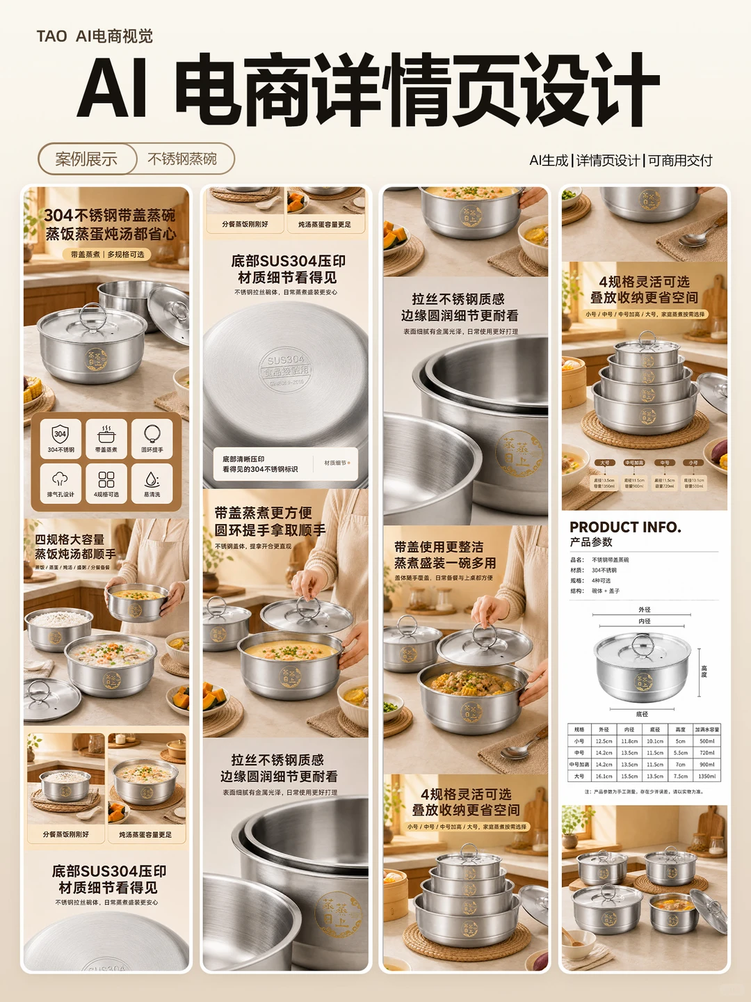 不是做一张产品图，是把厨具详情页做完整