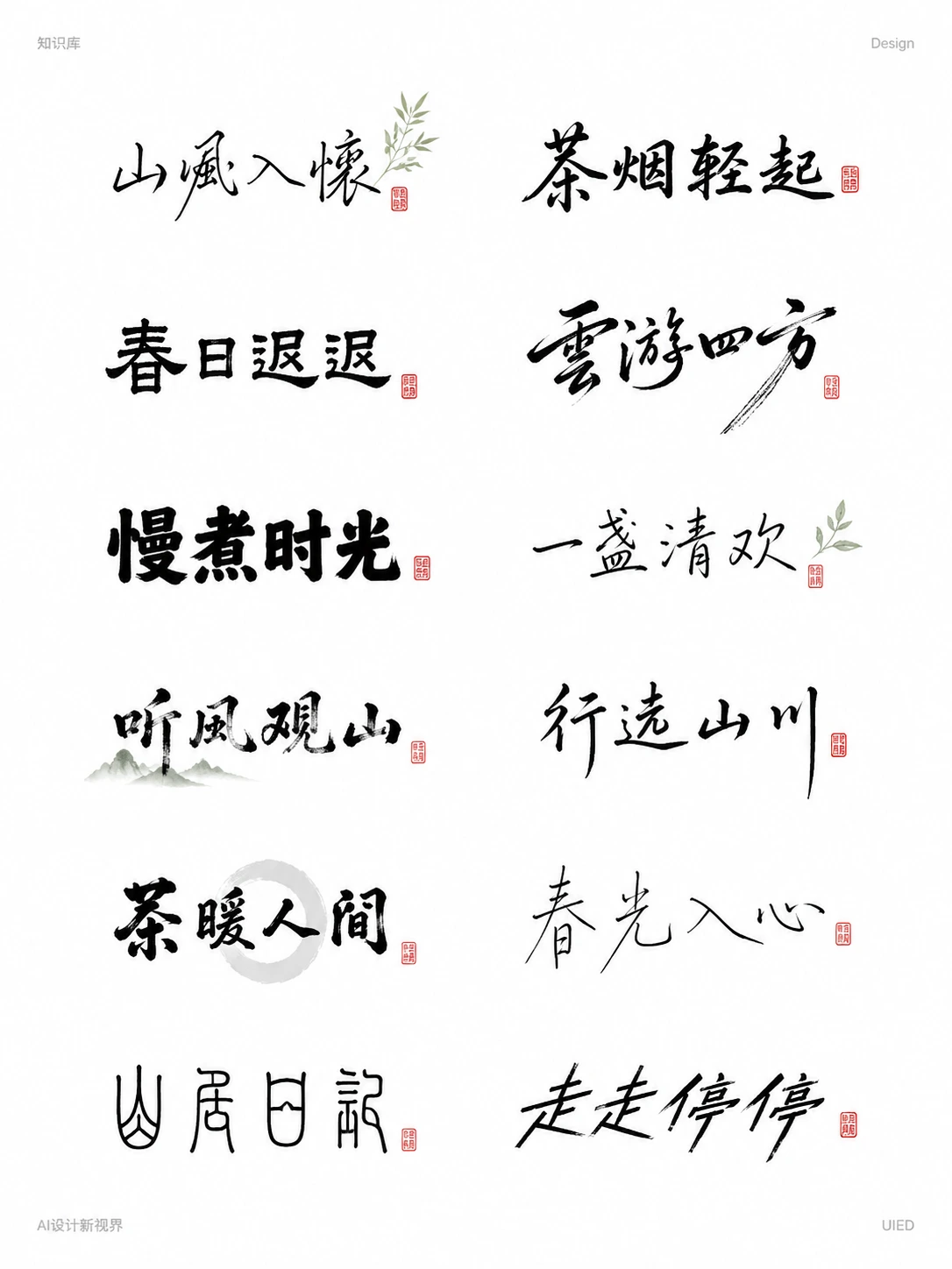 超级好用！书法字体设计skill！