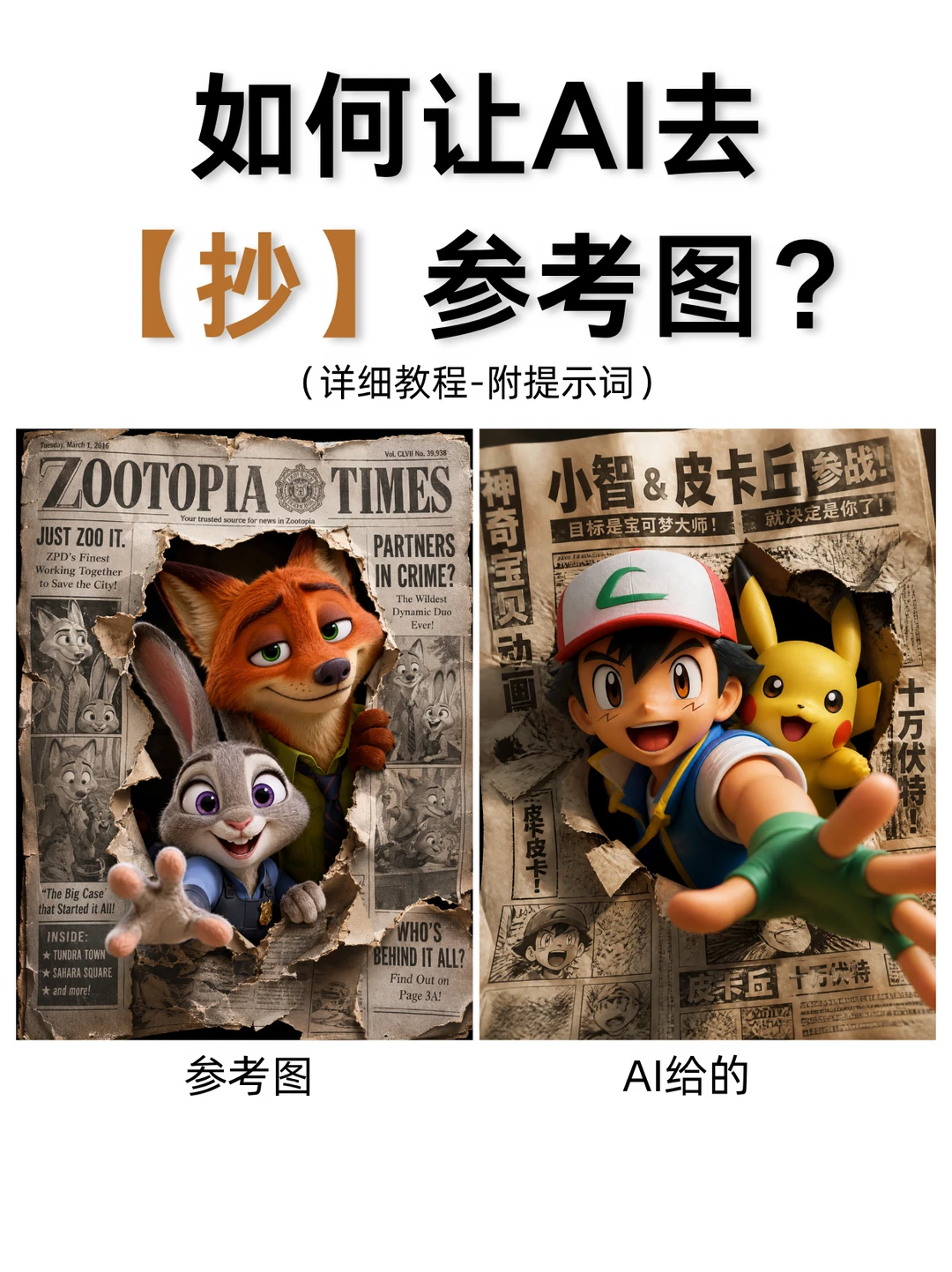 如何让AI去抄你的参考图？（附详细教程）