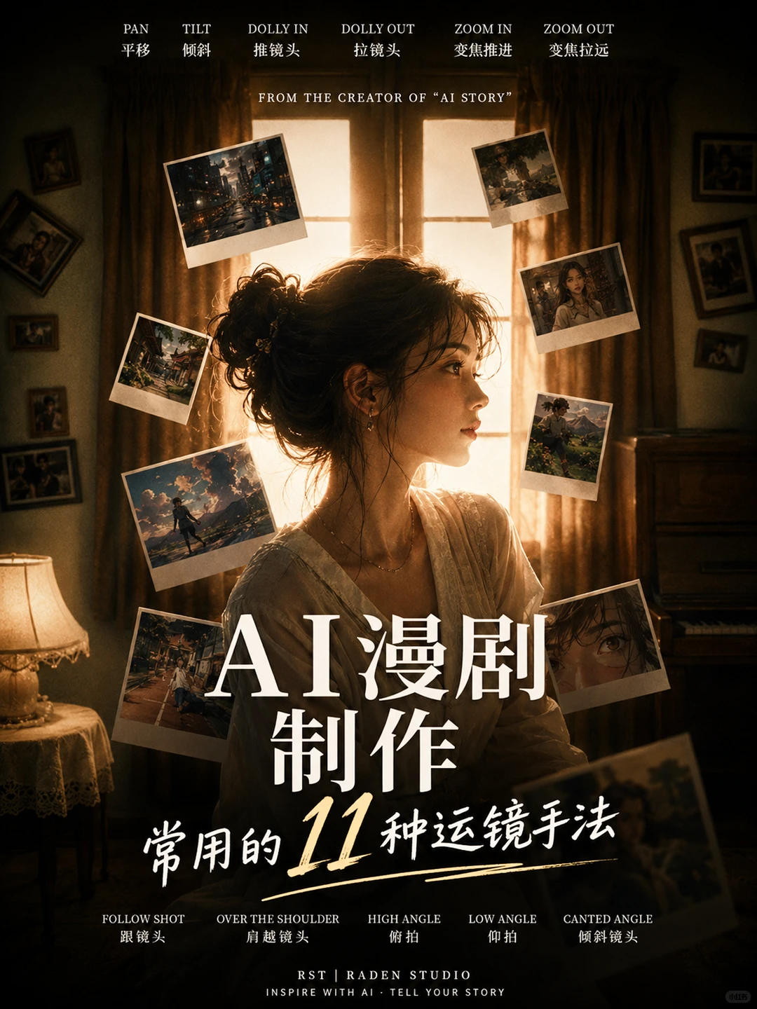 AI漫剧制作｜这11种运镜一定要会！