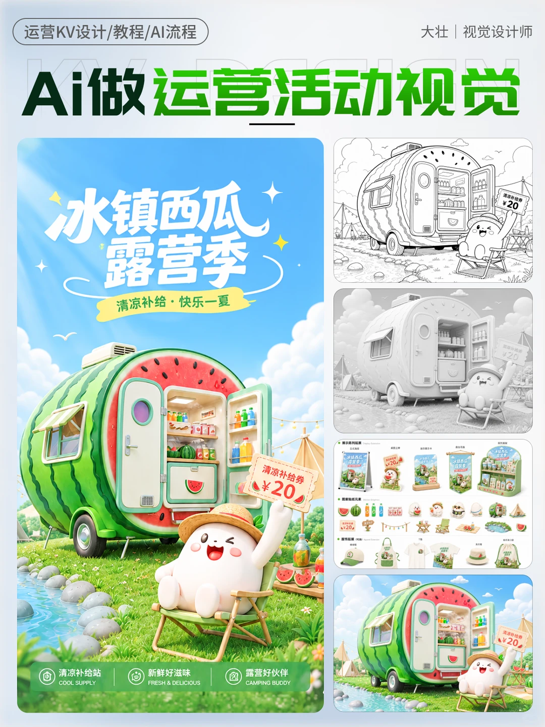 运营就要这种“高级感”！用AI工作流一稿过