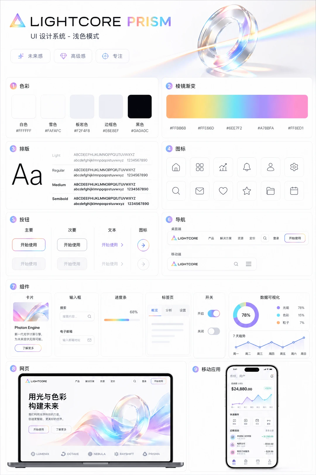 image2 用Json提示词直出UI设计系统