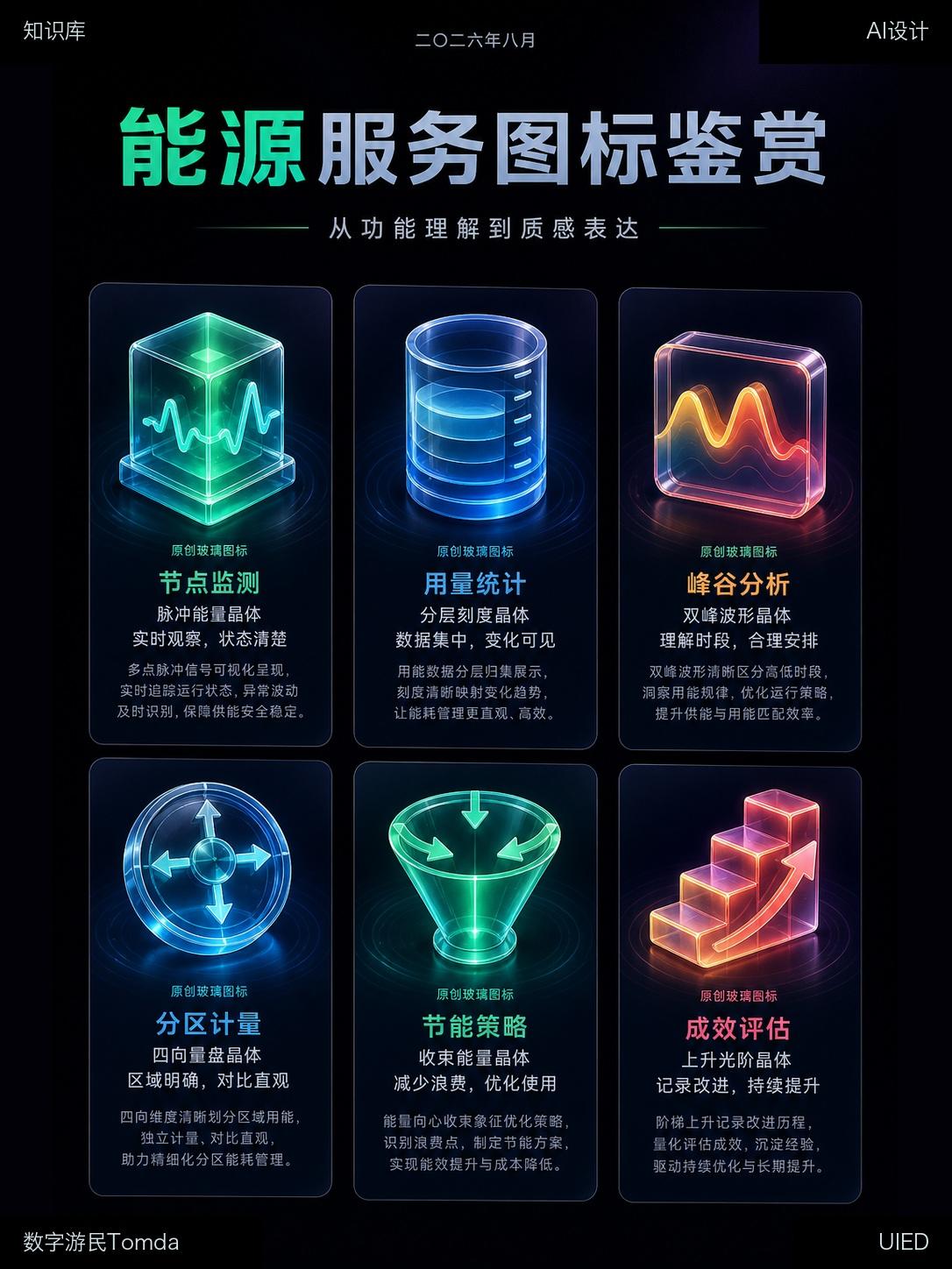 能源服务图标鉴赏