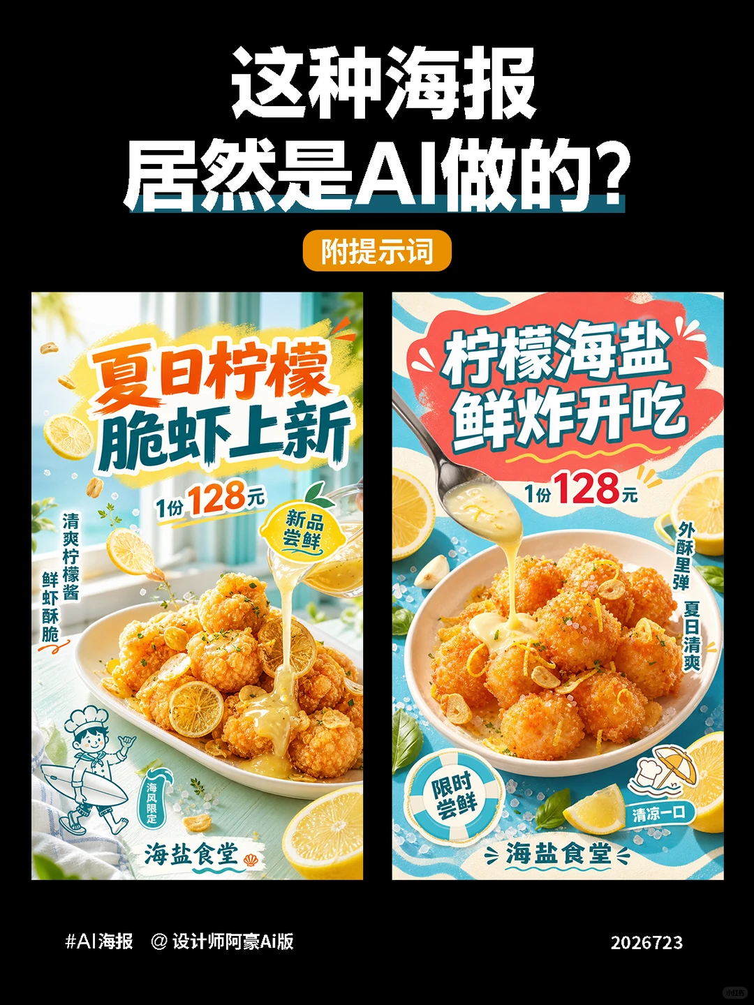 这种海报居然是AI做的！