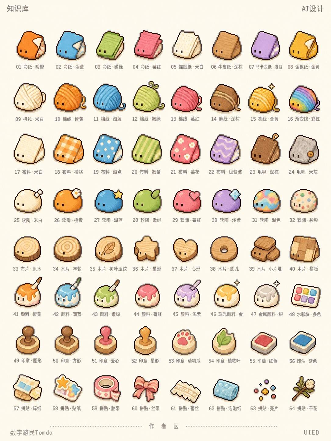 手作材料软团