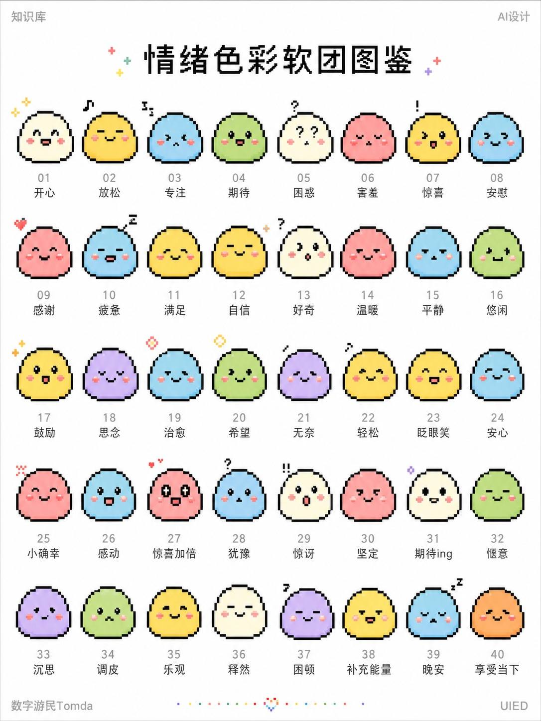 情绪色彩软团