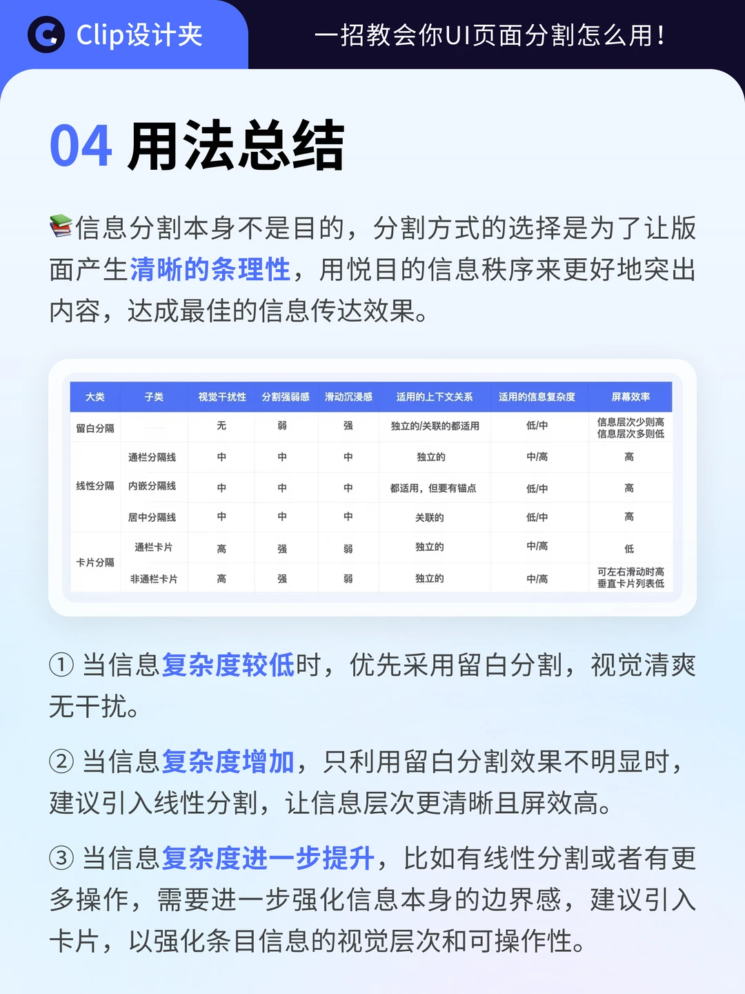 3种 UI界面分割方法
