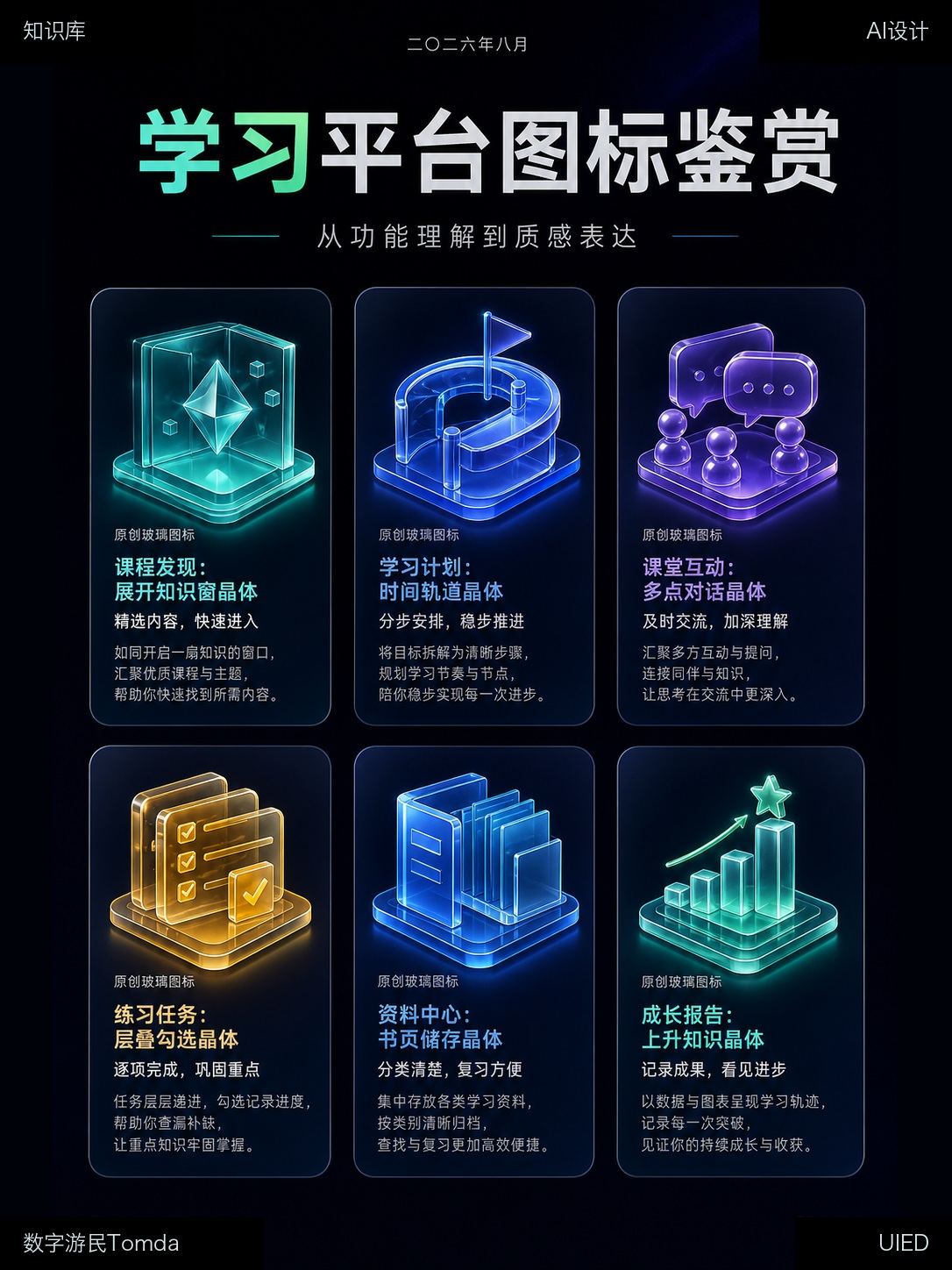 学习平台图标鉴赏