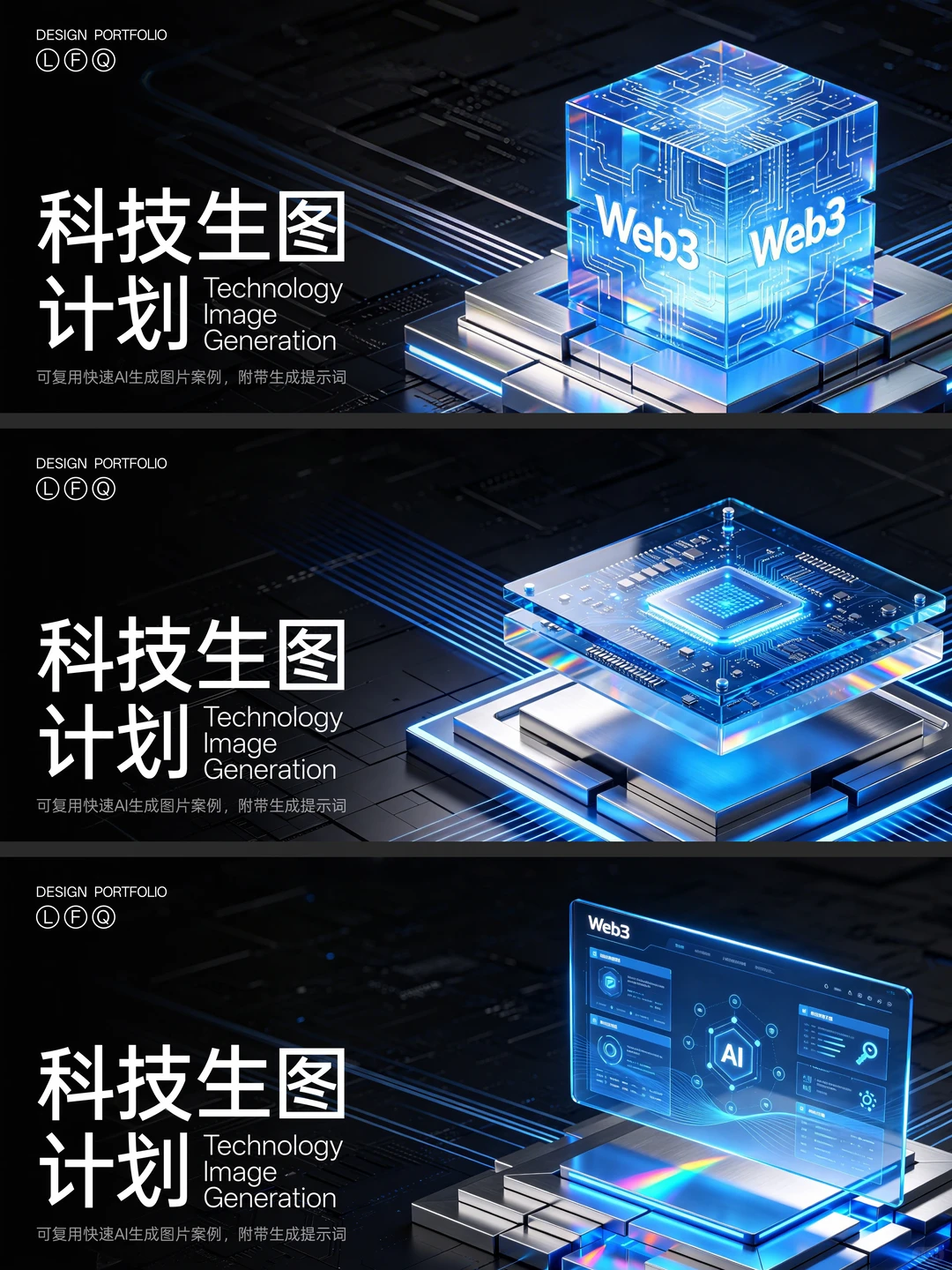 生图计划 科技视觉案例【附Ai生成提示词】
