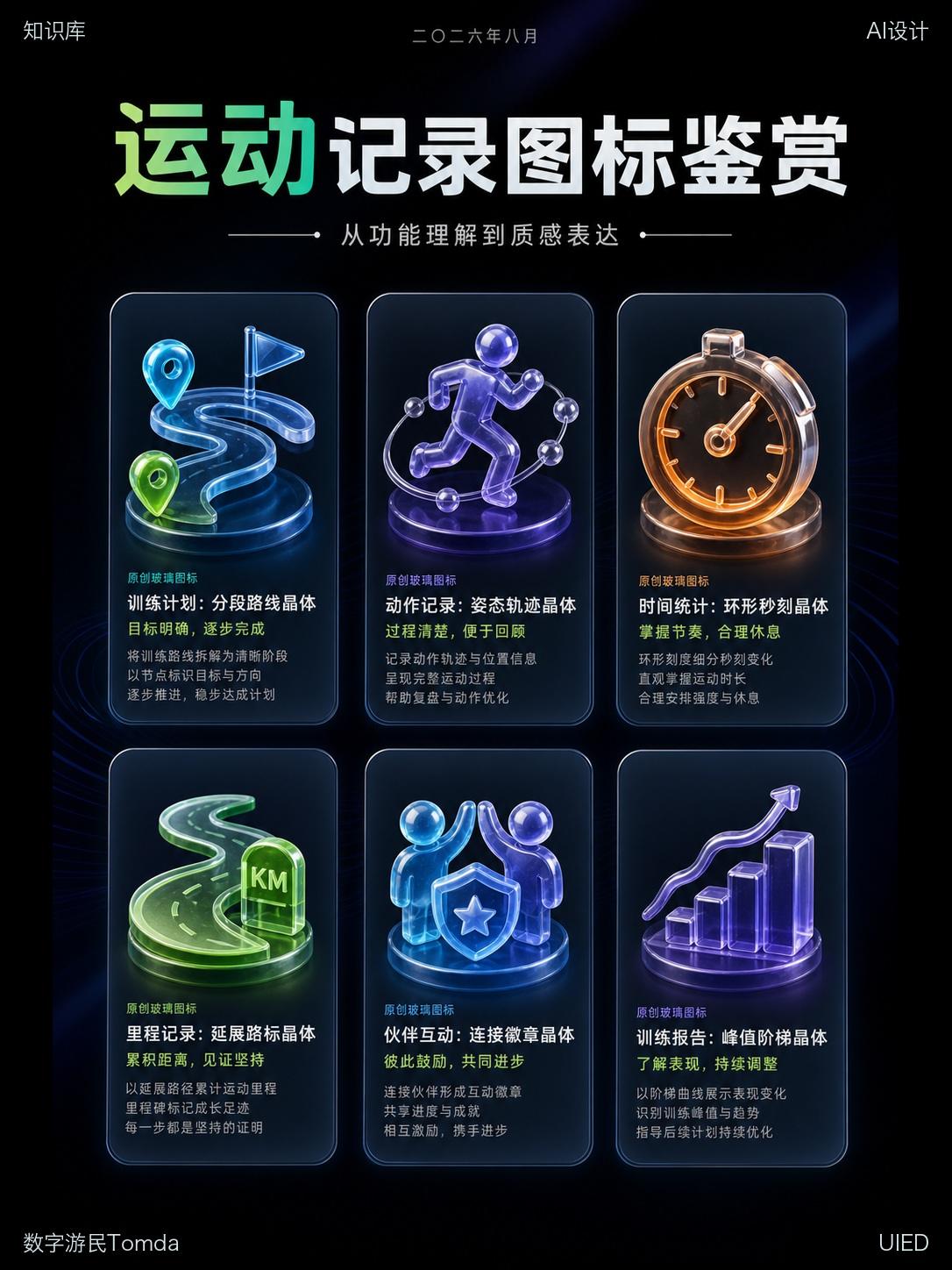 运动记录图标鉴赏