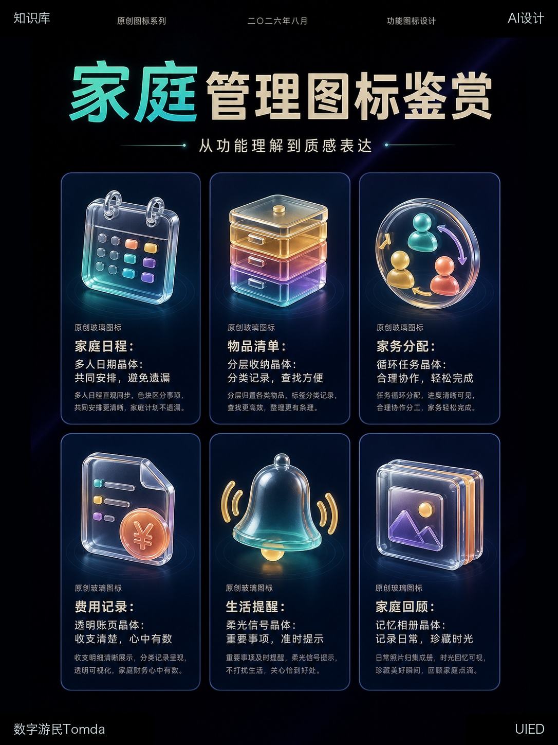 家庭管理图标鉴赏