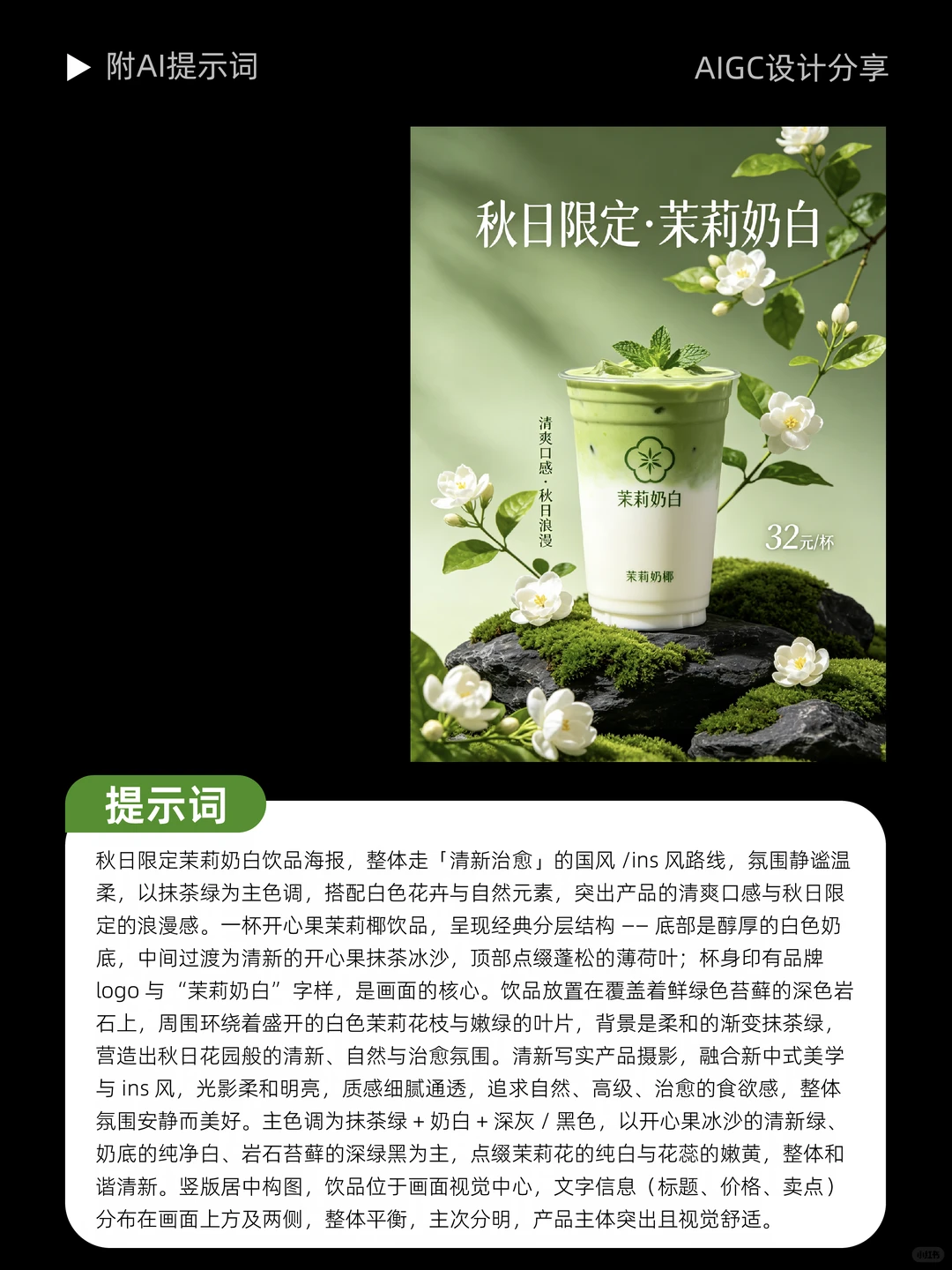 AI饮品海报｜新手也能轻松拿捏✨