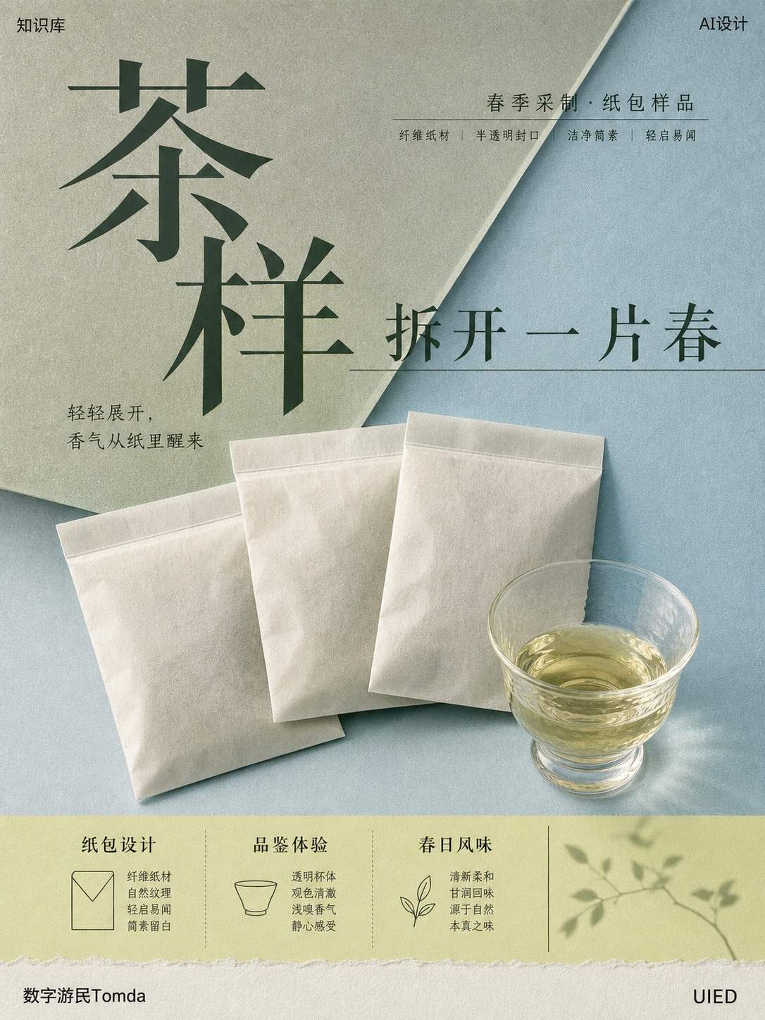 纸上茶样
