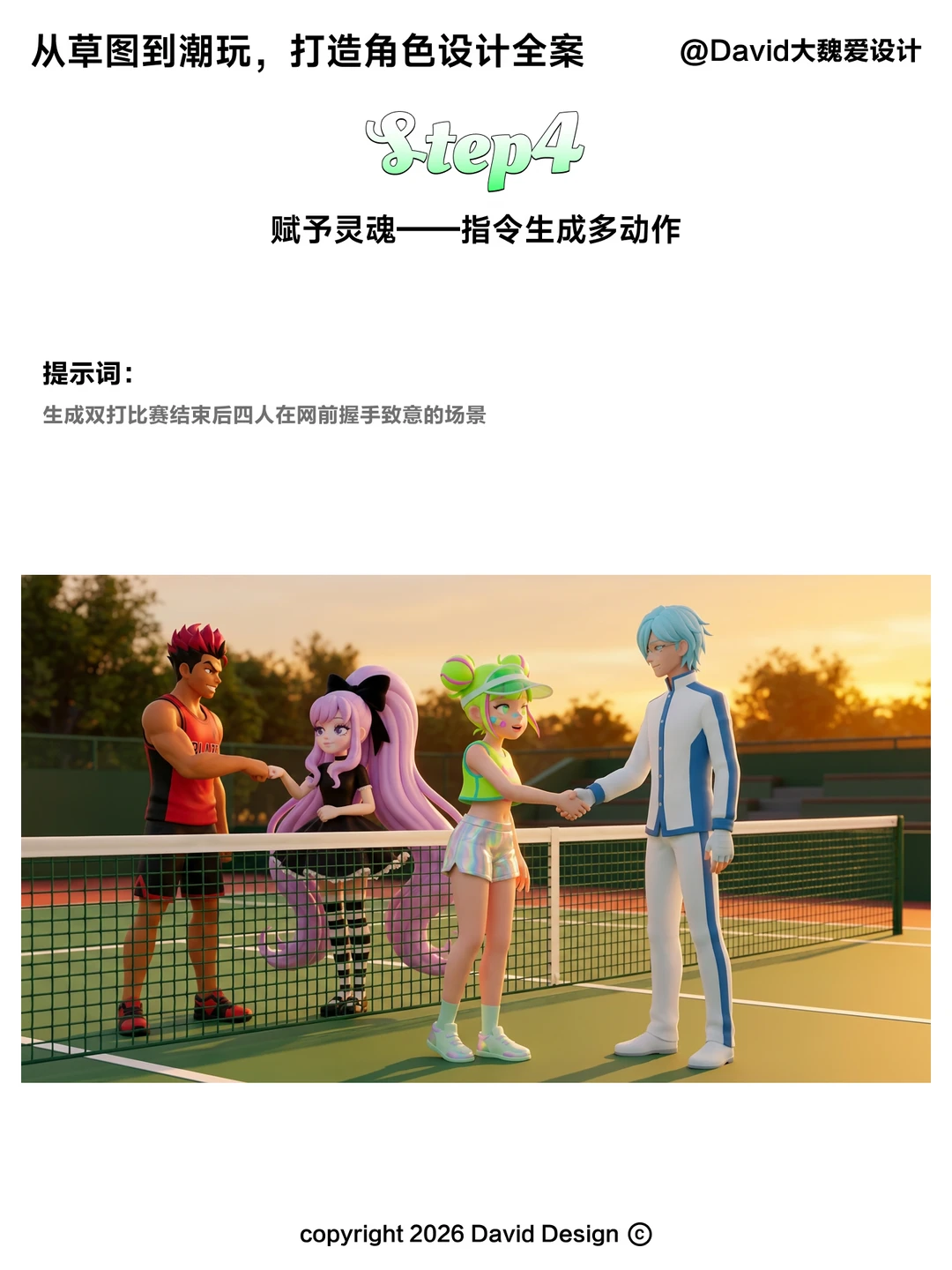 （附提示词）从草图到潮玩打造角色设计全案