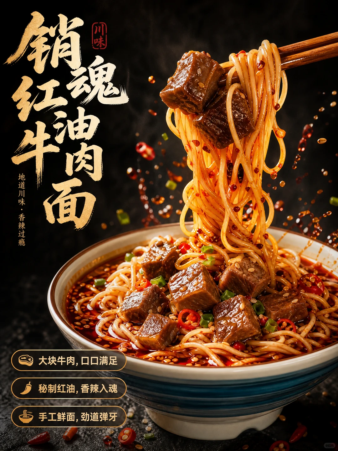 这个AI做餐饮海报，一套流程全搞定