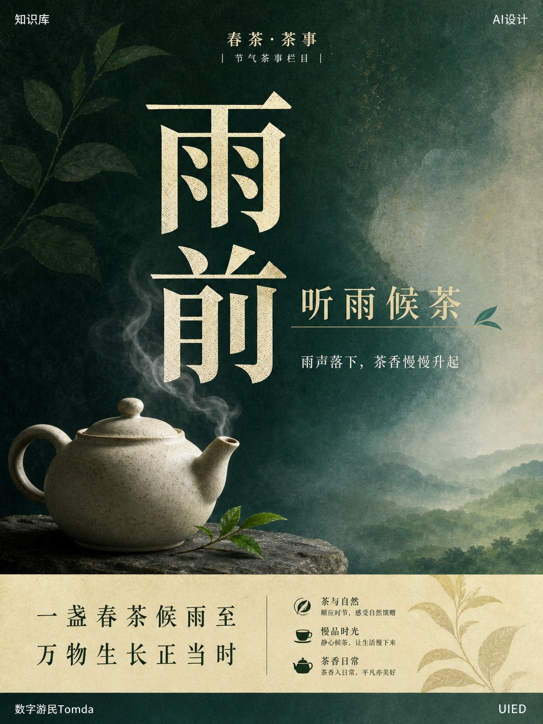 雨前茶事