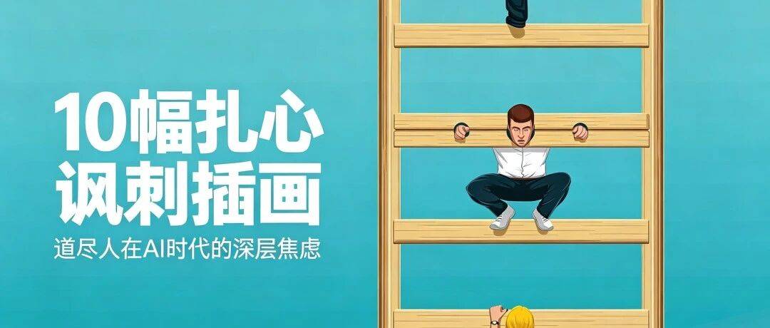 这10幅扎心讽刺插画，道尽人在AI时代的深层焦虑 ...