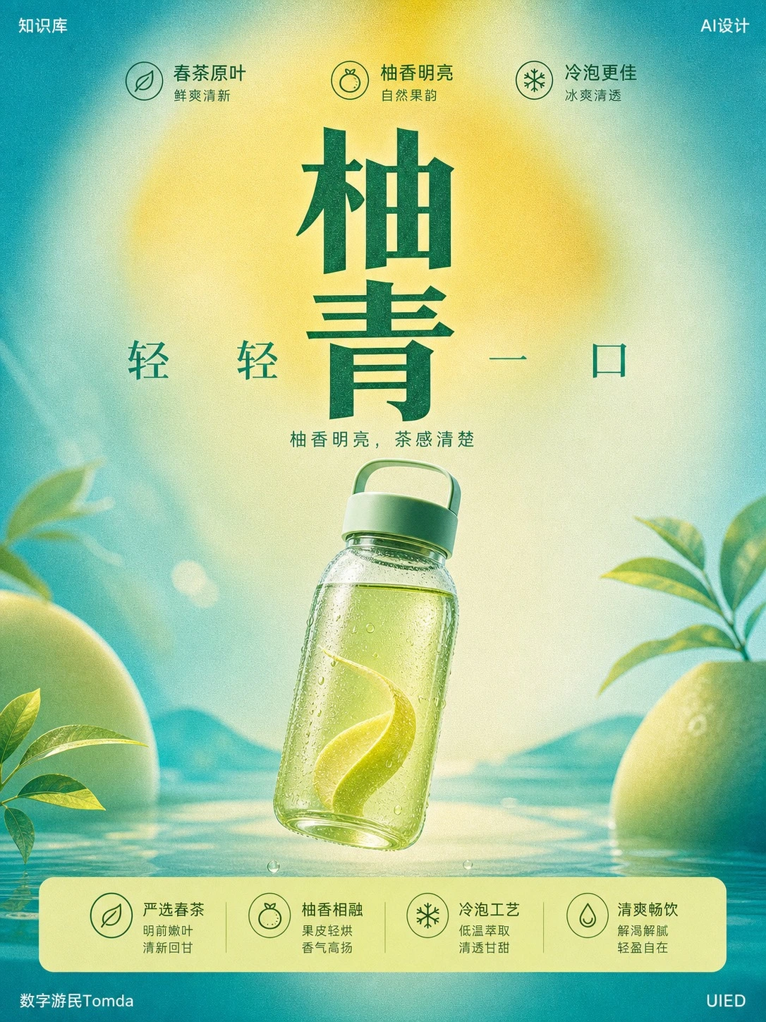 柚青轻饮