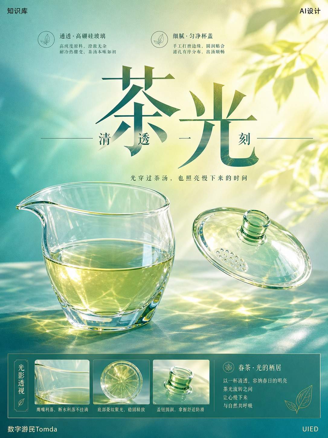 玻璃茶光