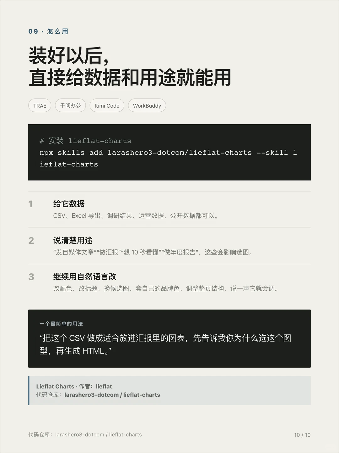 美观、丰富的数据可视化图表 SKILL