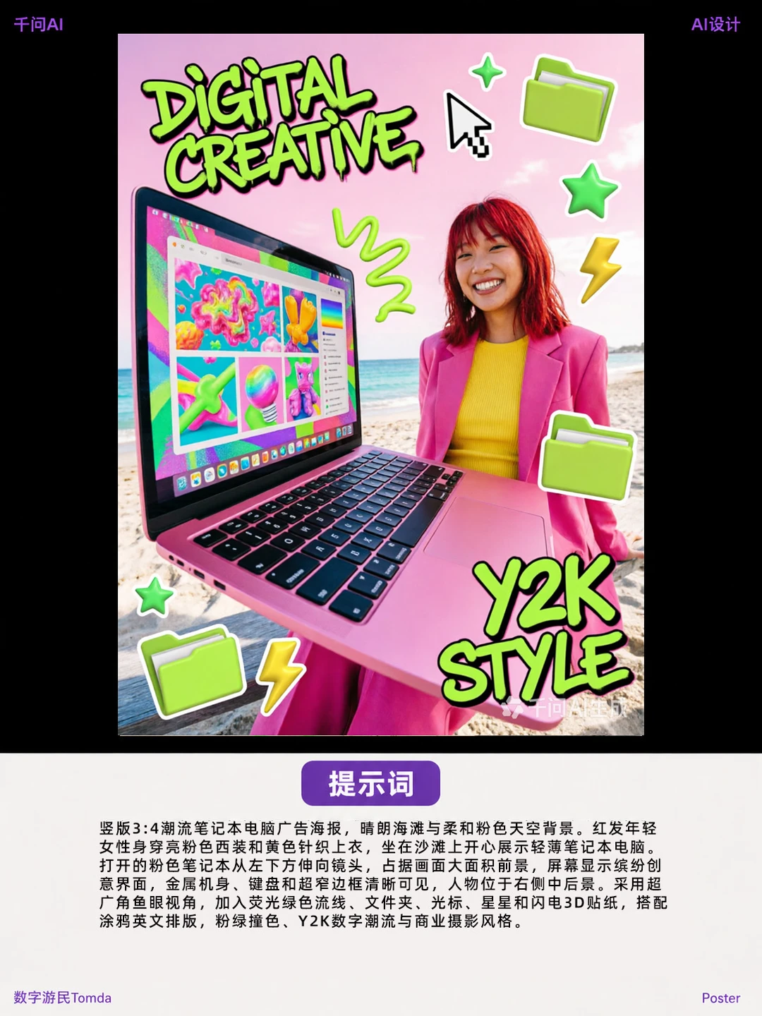AI海报教程｜参考图复刻技巧+提示词