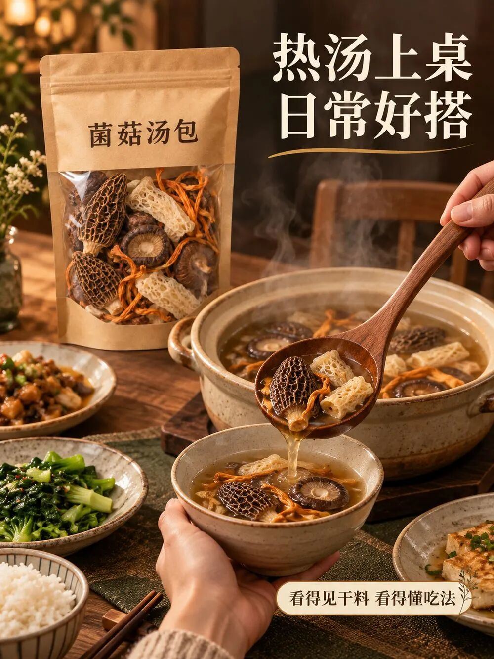 第八屏：热汤上桌
