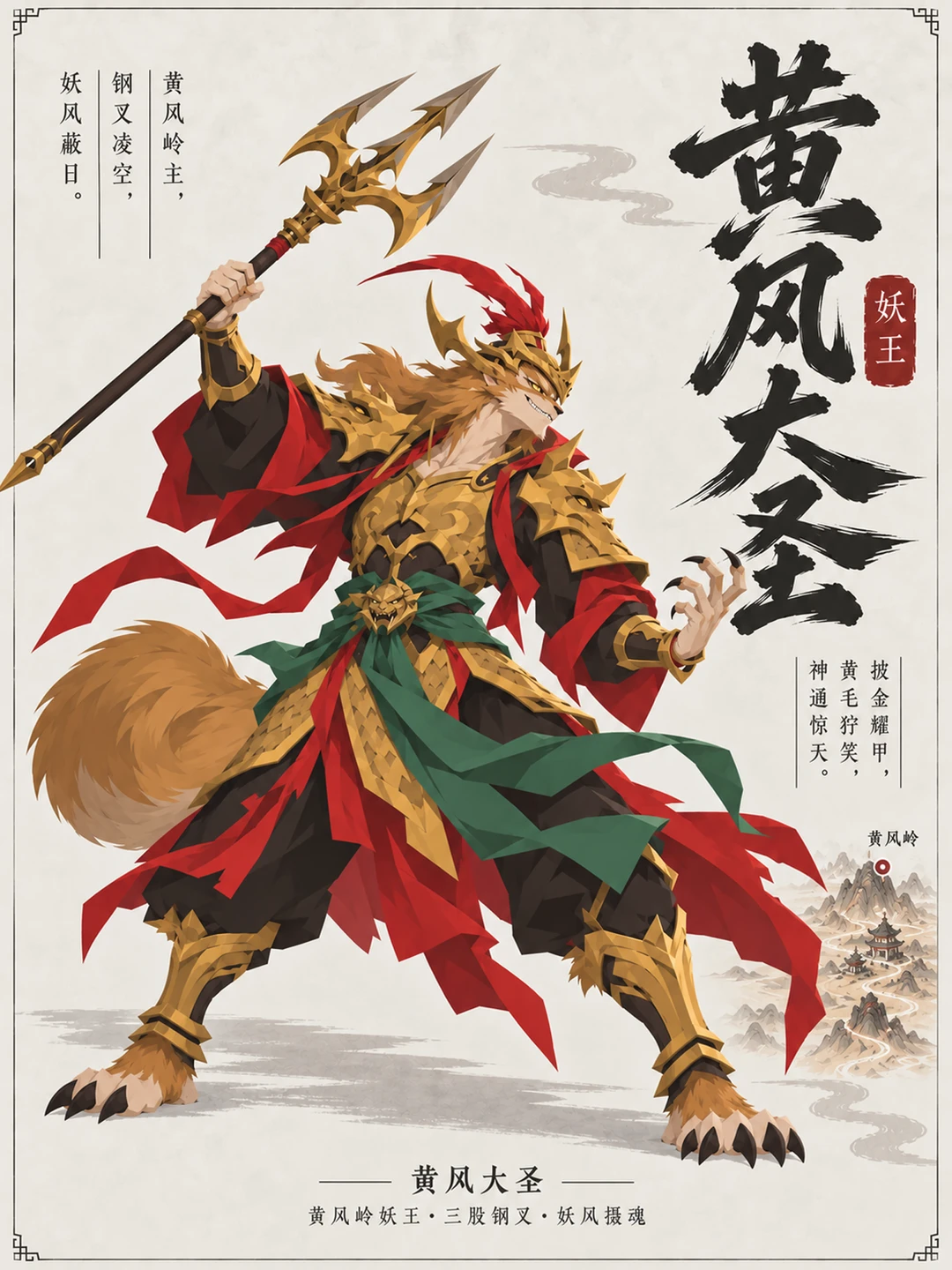 西游-黄风大圣🌪️妖风蔽日（角色设计46期）