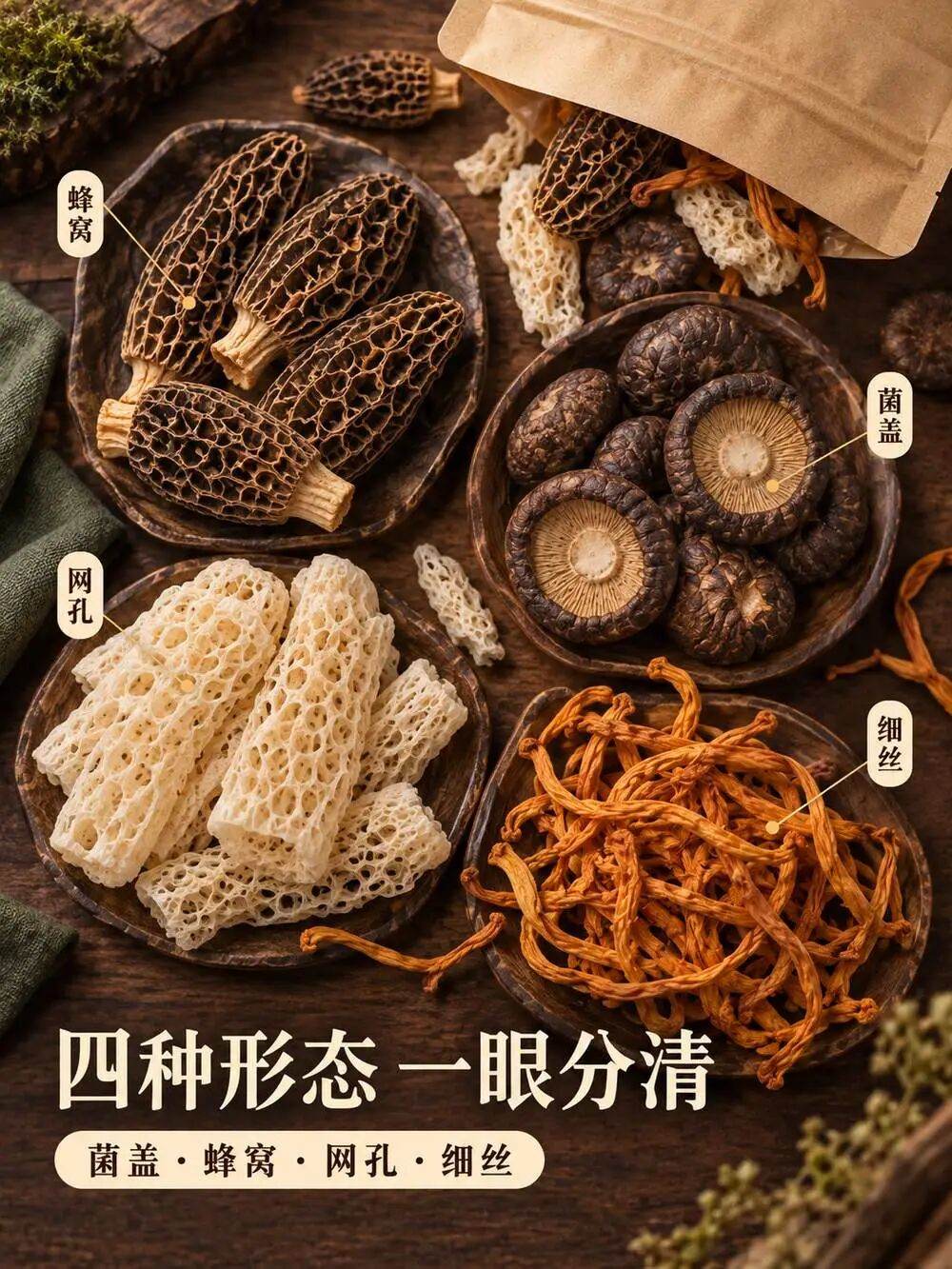 第三屏：四种形态一眼分清