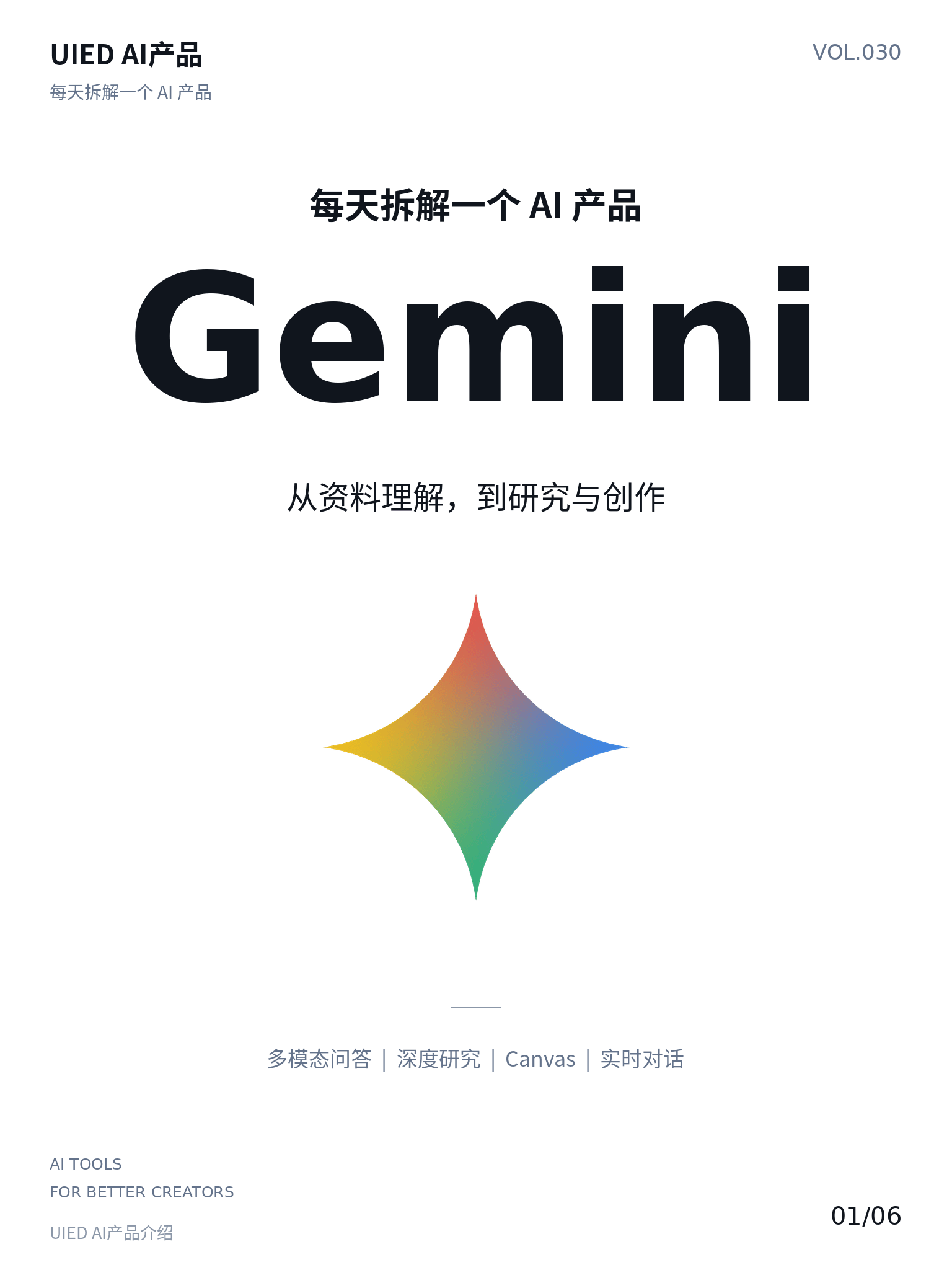 每天拆解一个AI产品｜Gemini