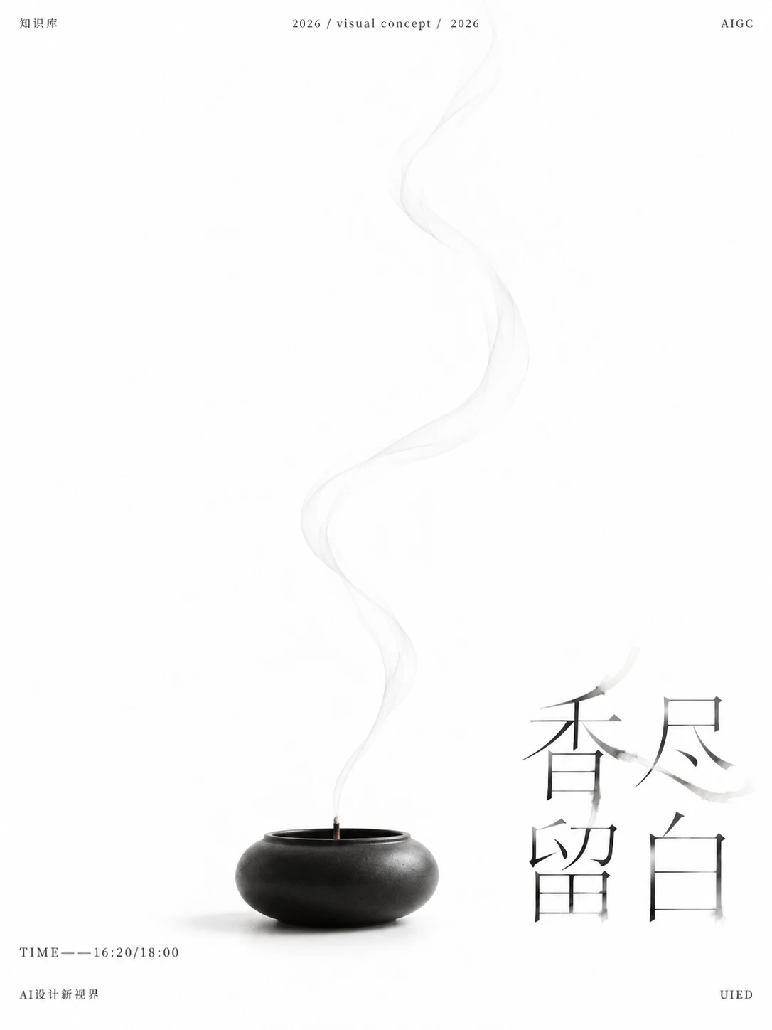 少文案 + 大留白，AI做东方美学海报绝了！