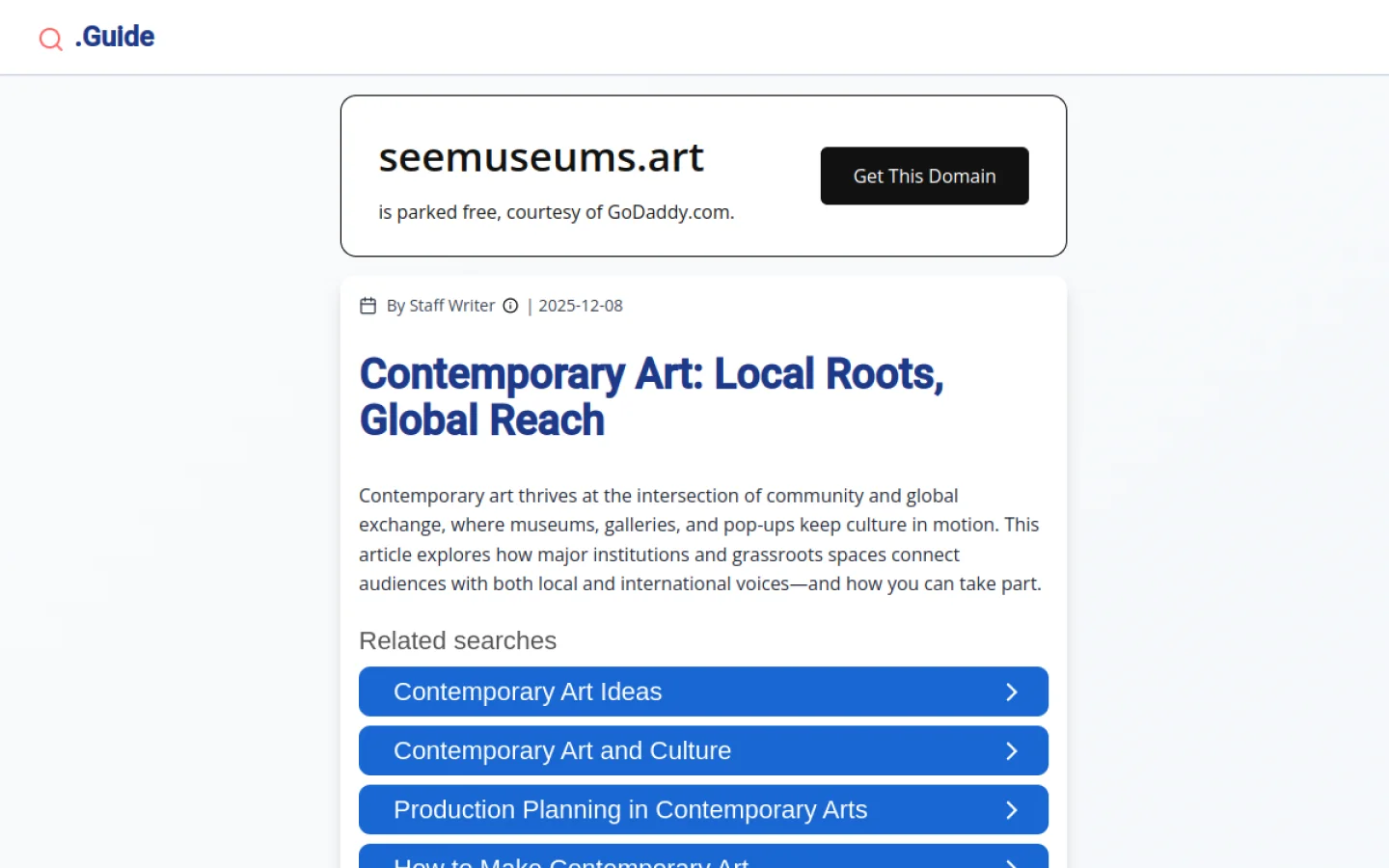 SeeMuseums官网截图