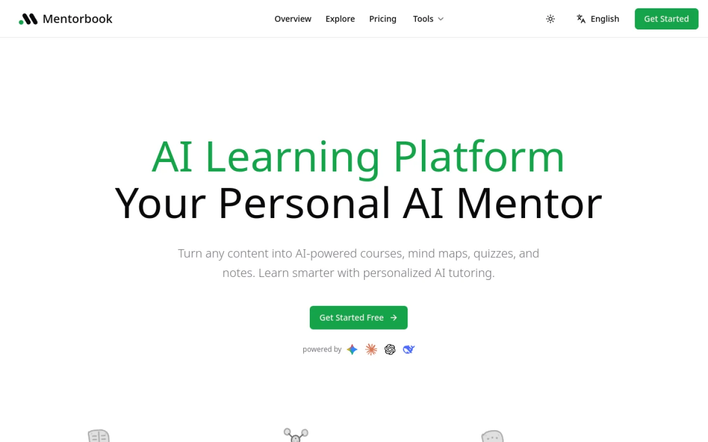 Mentorbook官网截图