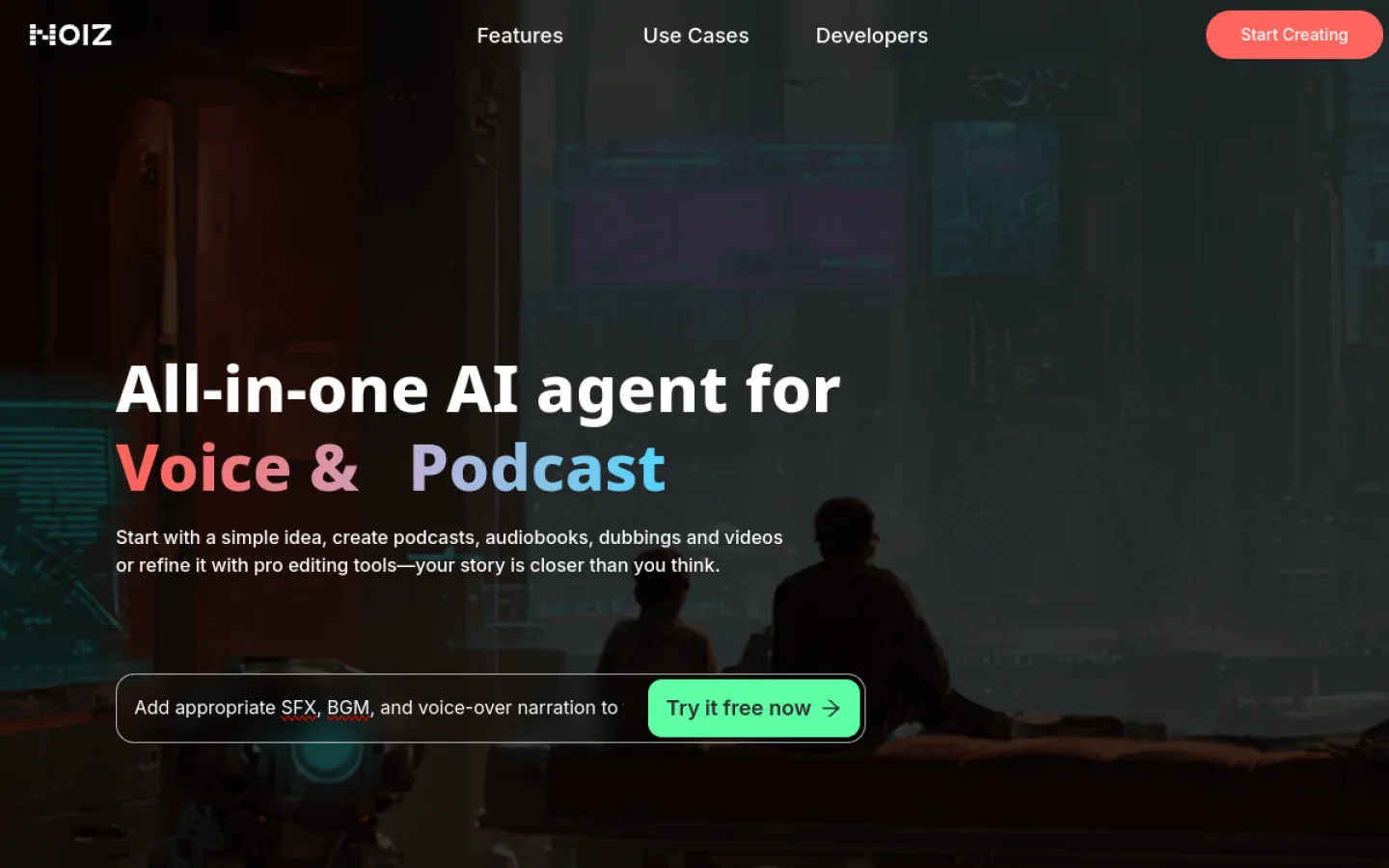 Noiz Agent官网截图